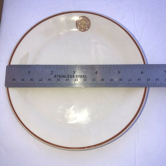Vintage Portland Country Club 6" Plate Falmouth Foreside, Maine Syralite USA - Picture 1 of 6